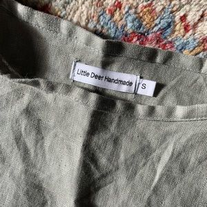 Little Deer Handmade Linen top